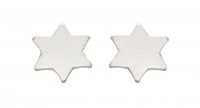 Gecko - Sterling Silver Star Earrings A022