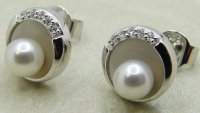 Guest and Philips - Cultured Pearl Set, White Gold - 9ct Stud Earring 0105494-0