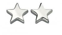 Gecko - Sterling Silver Star Stud Earrings E4620