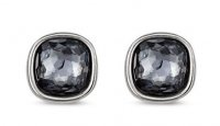 Uno de 50 - Crystal, Silver Plated Stud Earrings PEN0790MTLGRS0U