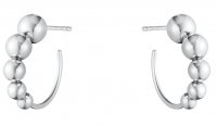 Georg Jensen - Grape, Sterling Silver Hoop Earrings 20001006