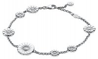 Georg Jensen - Daisy, Sterling Silver - Enamel - Bracelet, Size 18.5cm 3530960