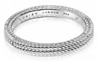 Daisy - Rope, Sterling Silver - Ring, Size M TR02-SLV-M