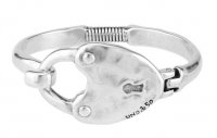 Uno de 50 - Ecandado, Silver Plated Rigid Bracelet PUL1807MTL0000M