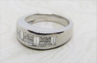 Antique Guest and Philips - 0.90ct Diamond Set, Platinum - Half Eternity Ring