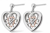 Clogau - WELSH ROYALTY, Sterling Silver EARRINGS 3SWLRE