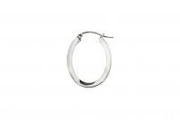 Tianguis Jackson - Sterling Silver Oval Hoop Earrings