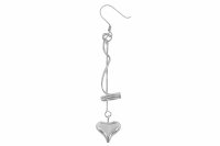 Tianguis Jackson - Sterling Silver Drop Heart Earrings CE2034