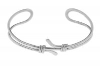 Tianguis Jackson - Sterling Silver Double Loop Cuff Bangle - BT2128