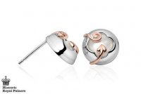 Clogau - Tudor Court, Silver and Welsh Gold Earrings