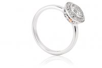 Clogau - Ar Dan, White Topaz Set, Sterling Silver - Rose Gold - Cocktail Ring