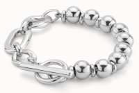 Uno de 50 - Ball, Silver Plated - Bracelet, Size M PUL2360MTL0000M