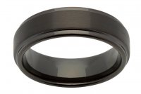 Unique - Tungsten - Ring, Size 7mm TUR-54-58