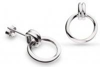 Kit Heath - bevel, Sterling Silver stud earrings 41172rp