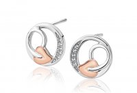 Clogau - Tree of lfie , Sterling Silver Stud Earrings 3STOLCDE