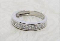 Antique Guest and Philips - 1.00ct Diamond Set, White Gold - Half Eternity Ring