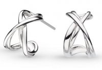 Kit Heath - infinity, Sterling Silver stud earrings 41162rp