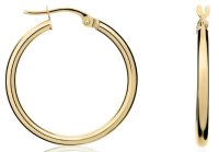 Guest and Philips - Yellow Gold 9ct Hoop Earrings 10-05-325