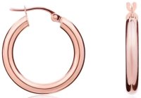 Guest and Philips - Rose Gold 9ct Hoop Earrings 10-14-059
