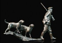 Richard Cooper - Bronze In The Field Ornament, Size 16.5cm
