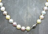 Guest and Philips - Freshwater Cultured Pearls Set, White Gold - Uniform Pearl Row, Size 9.0-10mm - FILOPERLE