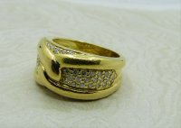 Antique Guest and Philips - 0.50ct Diamond Set, Yellow Gold - Cartier Cluster Ring R3910