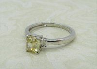 Antique Guest and Philips - 1.12ct Diamond Set, Platinum - Single Stone Ring R4047