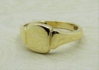 Antique Guest and Philips - Yellow Gold Signet Ring R4277