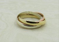 Antique Guest and Philips - Yellow Gold Russian Wedding Ring R4275