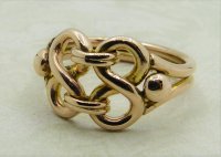 Antique Guest and Philips - Rose Gold Knot Ring R4206