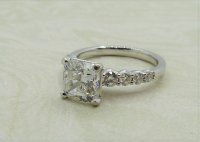 Antique Guest and Philips - 2.00ct Diamond Set, White Gold - Single stone Ring R4269