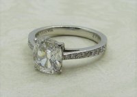 Antique Guest and Philips - 1.52ct Diamond Set, Platinum - Single Stone Ring R4184