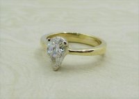 Antique Guest and Philips - 0.91ct Diamond Set, Yellow Gold - White Gold - Single Stone Ring R4282