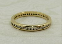 Antique Guest and Philips - 0.30ct Diamond Set, Yellow Gold - Full Eternity Ring R4499