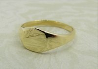 Antique Guest and Philips - Yellow Gold Maids Signet Ring R4590