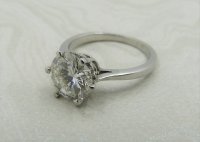 Antique Guest and Philips - 2.06ct Diamond Set, Platinum - Single Stone Ring R4630