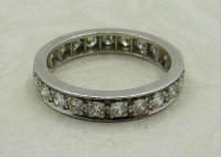 Antique Guest and Philips - Platinum Full Eternity Ring R4922