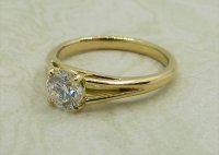 Antique Guest and Philips - Diamond Set, Yellow Gold - Single Stone Ring R4960