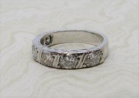 Antique Guest and Philips - 1.40ct (6) Diamond Set, White Gold - Half Eternity Ring R3710