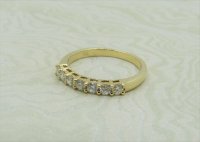 Antique Guest and Philips - 0.20ct Diamond Set, Yellow Gold - Half Eternity Ring R3813