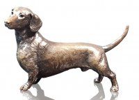 Richard Cooper - Dachshund Standing, Bronze - Ornament, Size S 1149