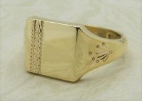 Antique Guest and Philips - Yellow Gold Signet Ring R4842