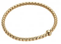 Fope - EKA, D 0.01ct Set, Yellow Gold - Bracelet, Size M BR730-BBRM-Y