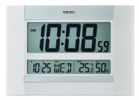 Seiko - LCD, Plastic/Silicone Quartz Wall Clock QHL088W