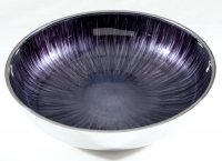 Guest and Philips - Fruit, Aluminium - Brushed Black Bowl, Size 25cm 33850-BB