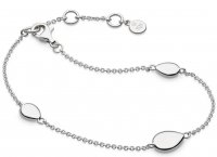 Kit Heath - Coast Pebbles, Sterling Silver - RP Tripple Pebbles Bracelet, Size 7.5" 70185RP