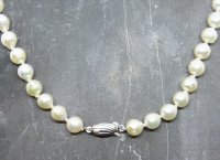 Guest and Philips - Akoya Cultured Pearl Set, Sterling Silver - Uniform Pearl Row, Size 7.0-7.5mm L=460mm - F57911