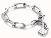 Uno de 50 - Silver Plated Bracelet with Links PUL2468MTL0000L
