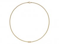 Fope - Aria, D 0.02ct Set, Yellow Gold - 18ct Necklace, Size 600cm 891C-BBR-Y