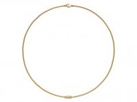 Fope - Aria, D 0.02ct Set, Yellow Gold - 18ct Necklace, Size 600cm 891C-BBR-Y